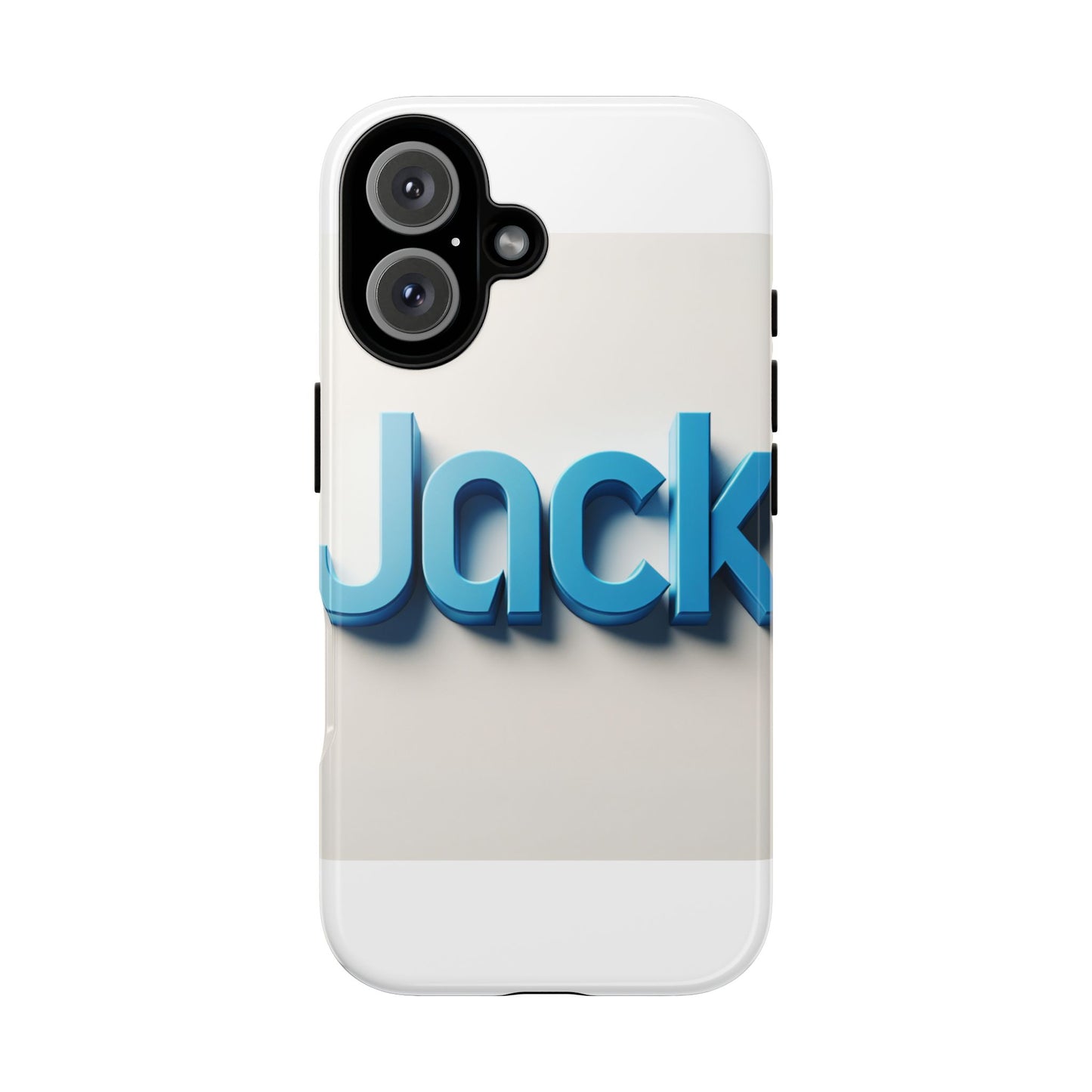 vibrant blue 3d text phone case for stylish protection, unique retro design for men and women, compatible with iphone 13, 14, 15 & 16 – all models including pro, pro max & plus