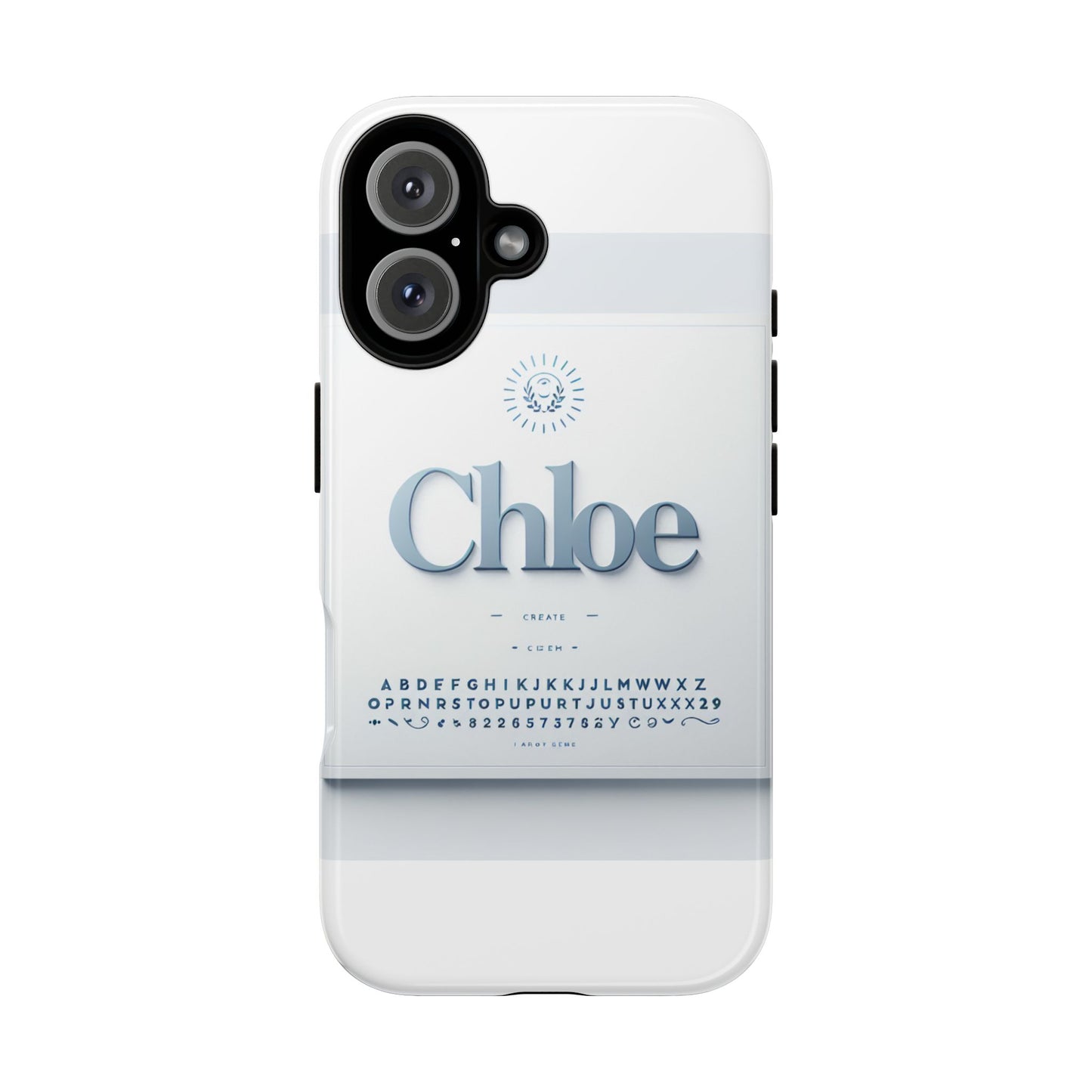 vibrant 3d protective phone case with playful blue alphabet design stylish accessory for self-expression compatible with iphone 13, 14, 15 & 16 – all models including pro, pro max & plus