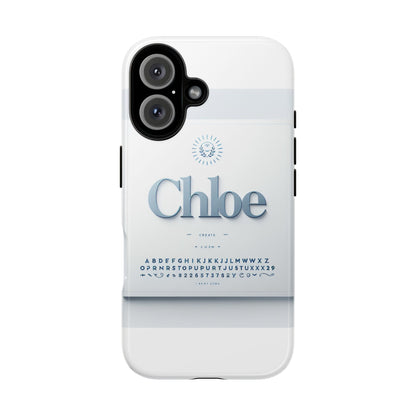 Vibrant 3D Protective Phone Case with Playful Blue Alphabet Design Stylish Accessory for Self-Expression Compatible with iPhone 13, 14, 15 & 16 – all models including Pro, Pro Max & Plus