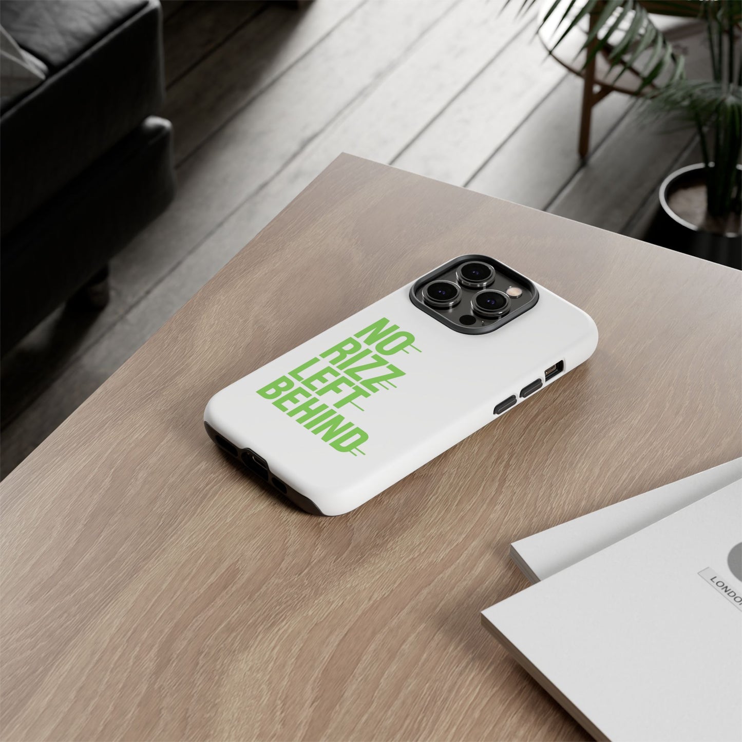 tough cases - no rizz left behind phone case for protection and style