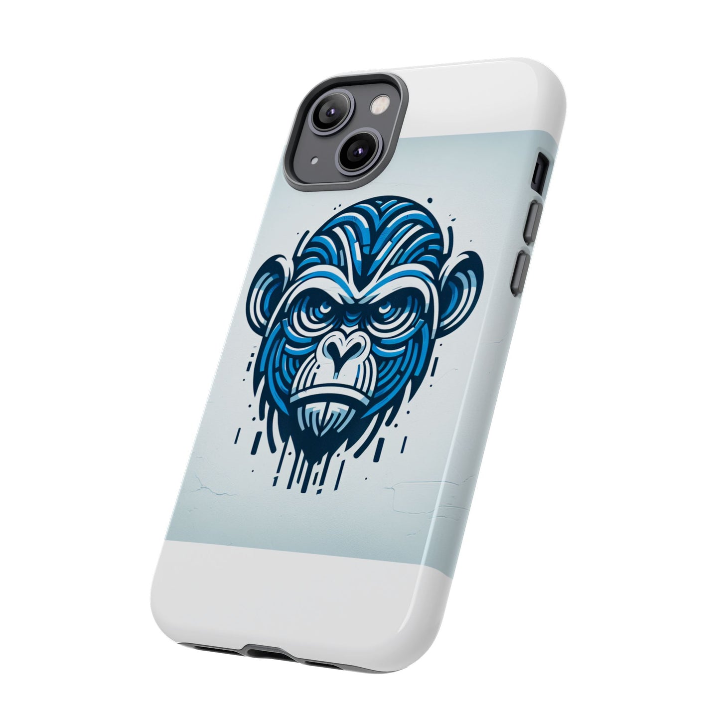 vibrant 3d gorilla design protective phone case for unique style and stylish protection compatible with iphone 13, 14, 15 & 16 – all models including pro, pro max & plus