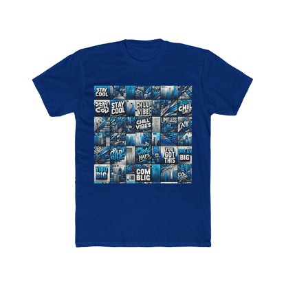Aesthetic Blue Unisex T-Shirt – Stylish Premium Cotton Tee for Men & Women, Comfortable Everyday Wear