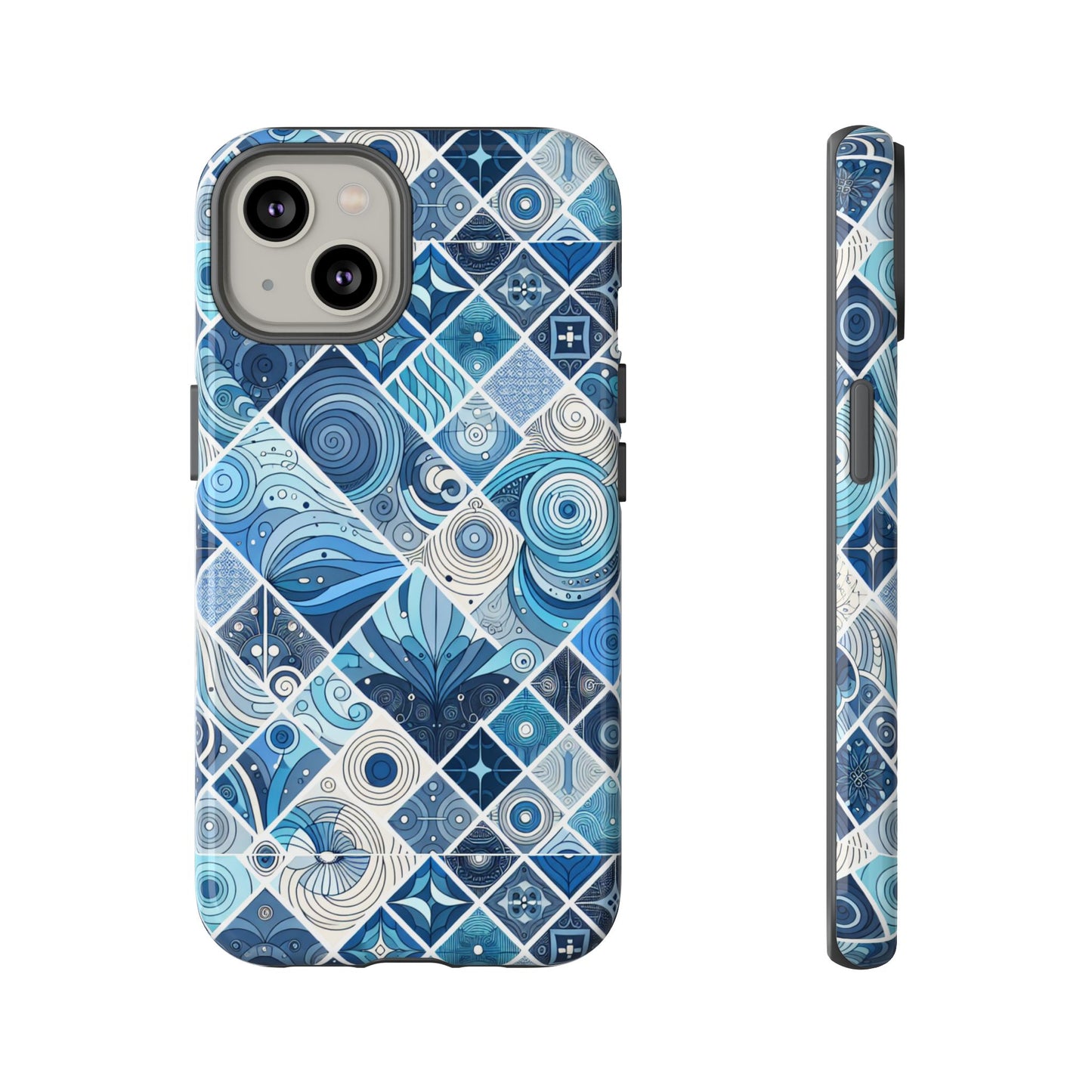 1 pattern image 1 vibrant shockproof phone case for anime and comic fans, retro art style, durable & uv protected, compatible with iphone 13-16 pro max plus