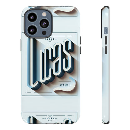 Lucas Blue Phone Case with 3D Wrap Design for Smartphones Compatible with iPhone and Android Devices Shockproof Protective Cover for Anime and Comic Fans