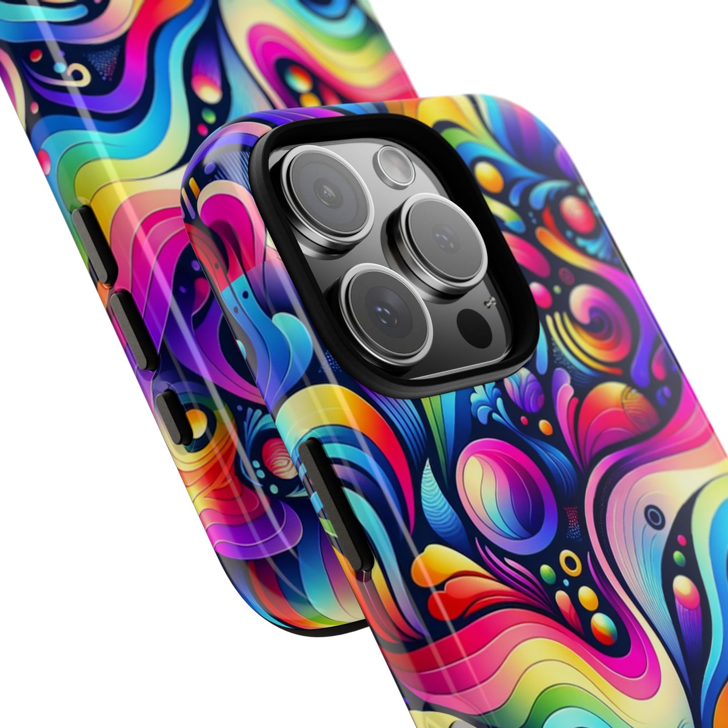 pattern image 1 vibrant shockproof phone case with 3d wrap design for anime and comic fans compatible with iphone 13, 14, 15 & 16 – all models including pro, pro max & plus