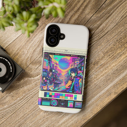 Main Character Moment Protective Phone Case, 3D Wrap Design, Durable TPU Silicone, UV Protected, Anime and Comic Inspired, Unique Gift for Tech Enthusiasts