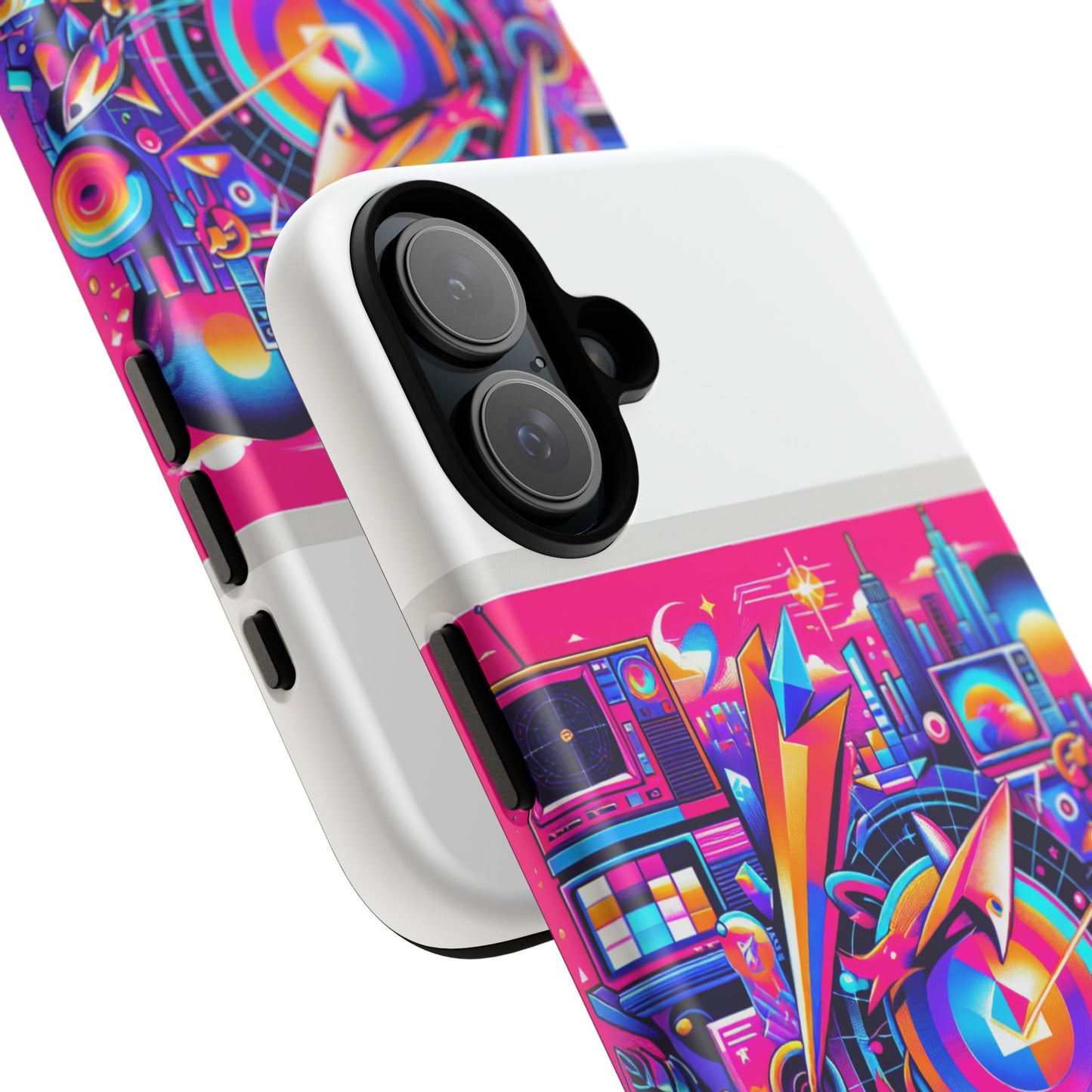 gyatt radar online 3d wrap protective phone case for smartphones, retro anime design, durable shock absorption, uv protected, glossy or matte finish