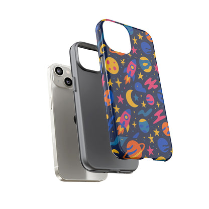Vibrant 3D Space Theme Protective Phone Case for Trendsetters and Creatives Stylish Protection Compatible with iPhone 13, 14, 15 & 16 – all models including Pro, Pro Max & Plus