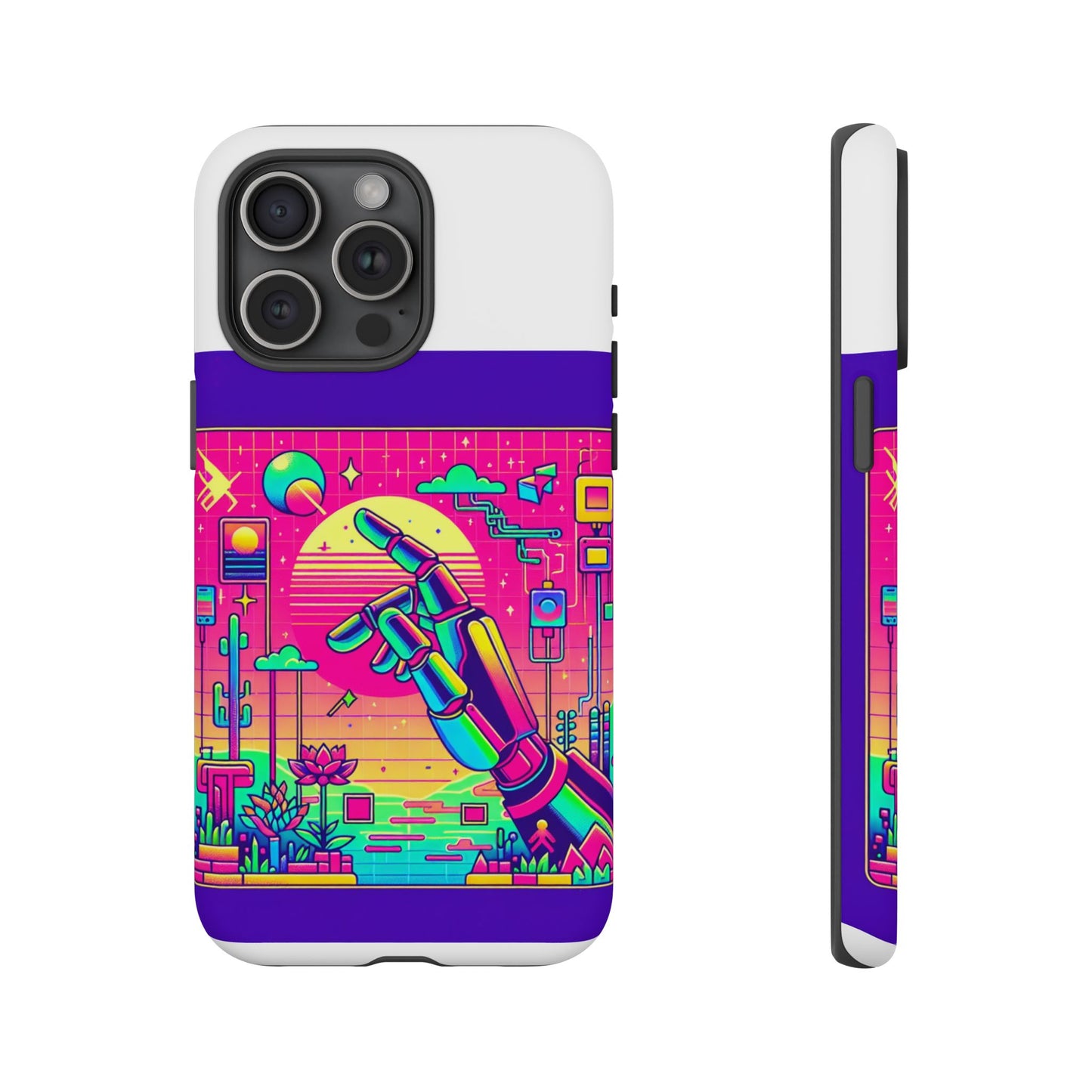 touch grass technician 3d wrap protective phone case