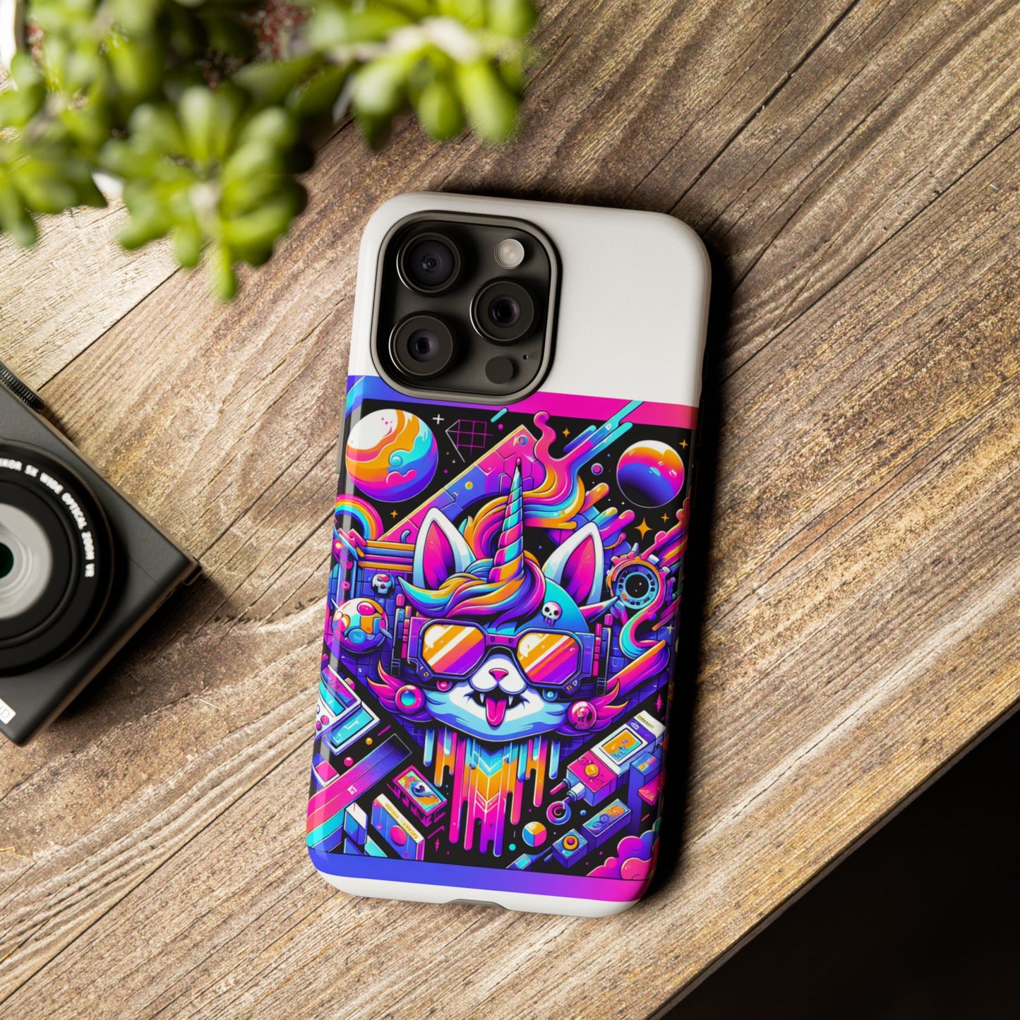 rizzed up and ready protective phone case for anime lovers