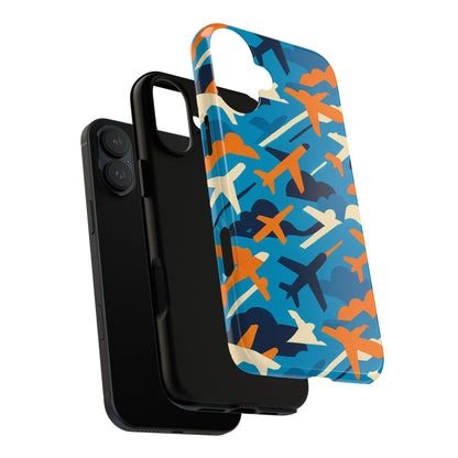Vibrant Aviation-Themed Protective Phone Case with 3D Wrap Design – Stylish Accessory for Self-Expression – Compatible with iPhone 13, 14, 15 & 16 – all models including Pro, Pro Max & Plus