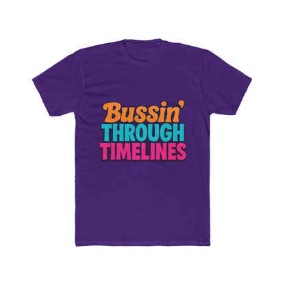 Bussin' Through Timelines Unisex T-Shirt - Multicolor Graphic Tee for Men & Women - Casual Outfit