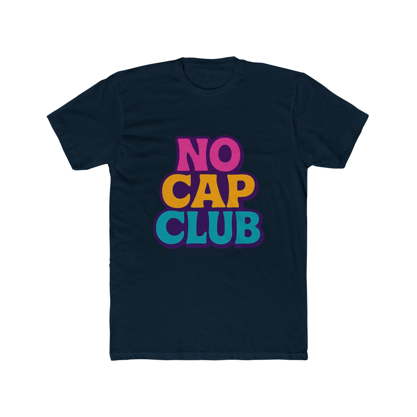 no cap club unisex t-shirt - multicolor meme graphic tee for casual wear, fun & trendy fashion