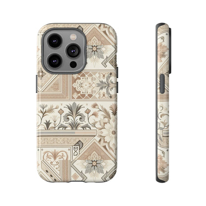 Pattern Image 5 Vibrant 3D Phone Case for Anime and Comic Fans with Ornate Tile Design, Stylish Protective Cover, Suitable for All iPhone Models Including Pro Max