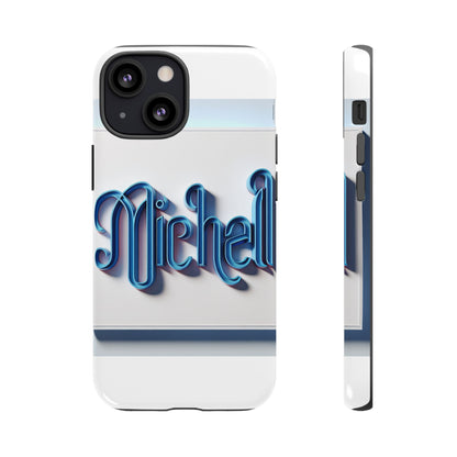 Vibrant 3D Glossy Phone Case in Retro Blue Design Stylish Protection Accessory Compatible with iPhone 13, 14, 15 & 16 – all models including Pro, Pro Max & Plus
