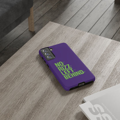 Tough Phone Case - No Rizz Left Behind - Durable, Stylish Protection for Active Lifestyles - Impact-Resistant, Dual Layer, Shock-Absorbing TPU - Perfect Gift for Tech Lovers