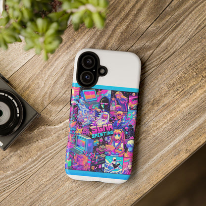Sigma Sprinting Vibrant Protective Phone Case for Smartphones, 3D Wrap Design with UV Protection, Durable Shock Absorbent Material, Ideal Gift for Anime and Comic Lovers