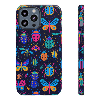 Vibrant 3D Insect Design Phone Case for Stylish Protection and Unique Aesthetic Compatible with iPhone 13, 14, 15 & 16 – all models including Pro, Pro Max & Plus