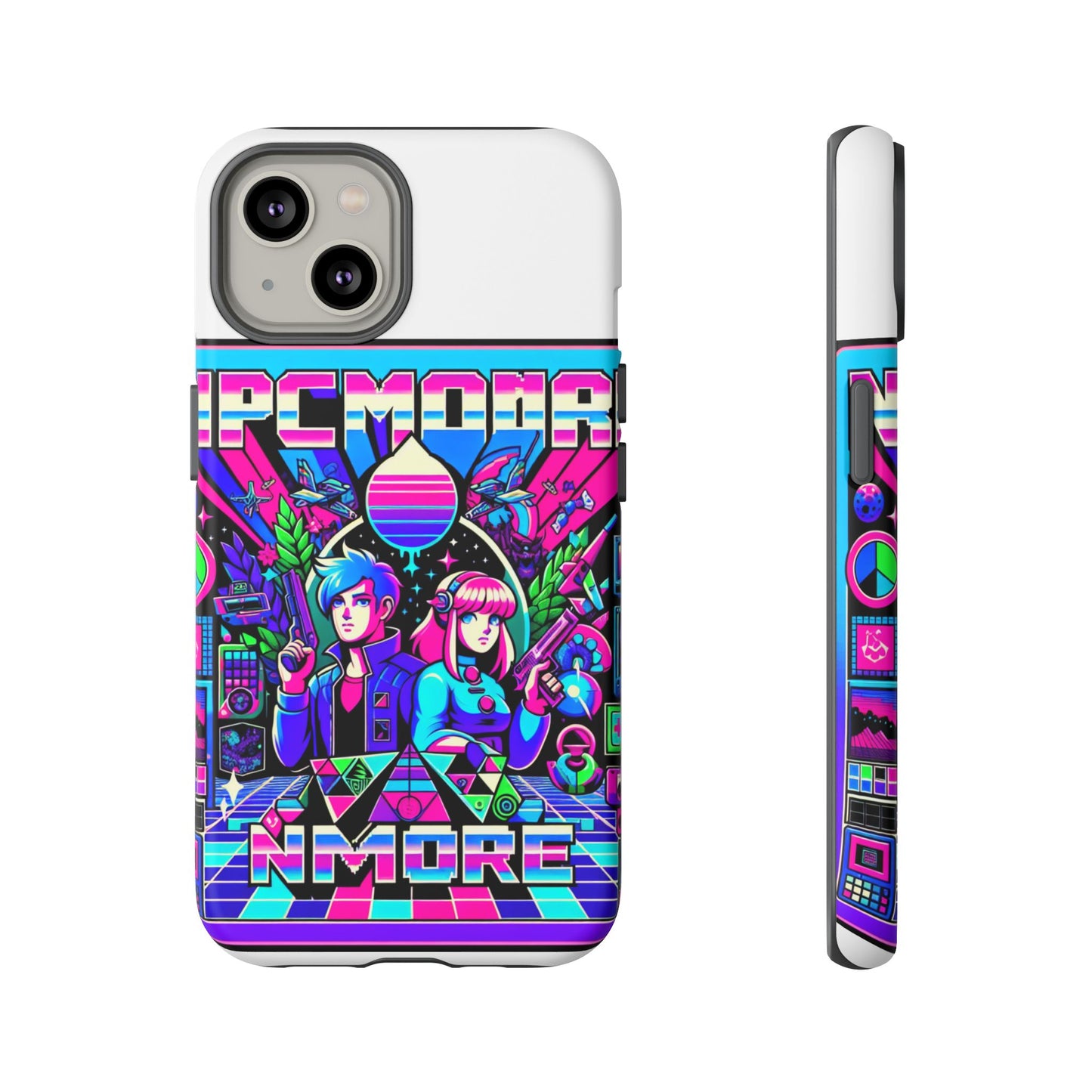 npc no more 3d wrap protective phone case for anime lovers