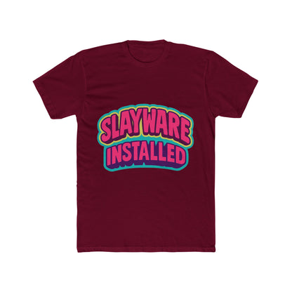 Slayware Installed Unisex T-Shirt – Multicolor Meme Graphic Tee – Comfort and Style for Men & Women