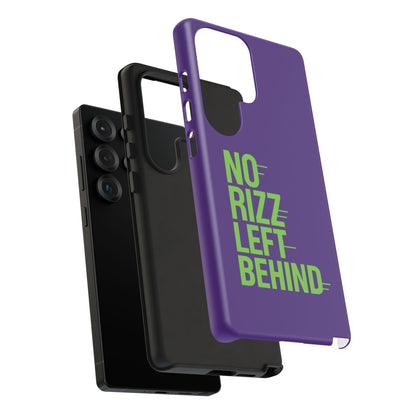 Tough Phone Case - No Rizz Left Behind - Durable, Stylish Protection for Active Lifestyles - Impact-Resistant, Dual Layer, Shock-Absorbing TPU - Perfect Gift for Tech Lovers