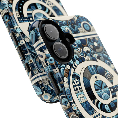 Blue Letter Alphabet C Phone Case for Smartphone Protection Shock Absorption Durable Silicone Cover with 3D Wrap Design