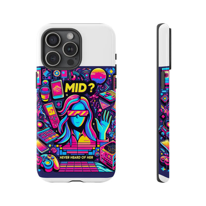 Mid Never Heard Of Her 3D Wrap Protective Phone Case for Anime and Comic Lovers, Durable Shock Absorption, UV Protected, Glossy or Matte Finish
