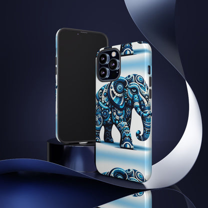 Blue Animal Create 4 3D Wrap Protective Phone Case for Smartphones with Vibrant Anime and Comic Inspired Design Durable Shock Absorption and UV Protection