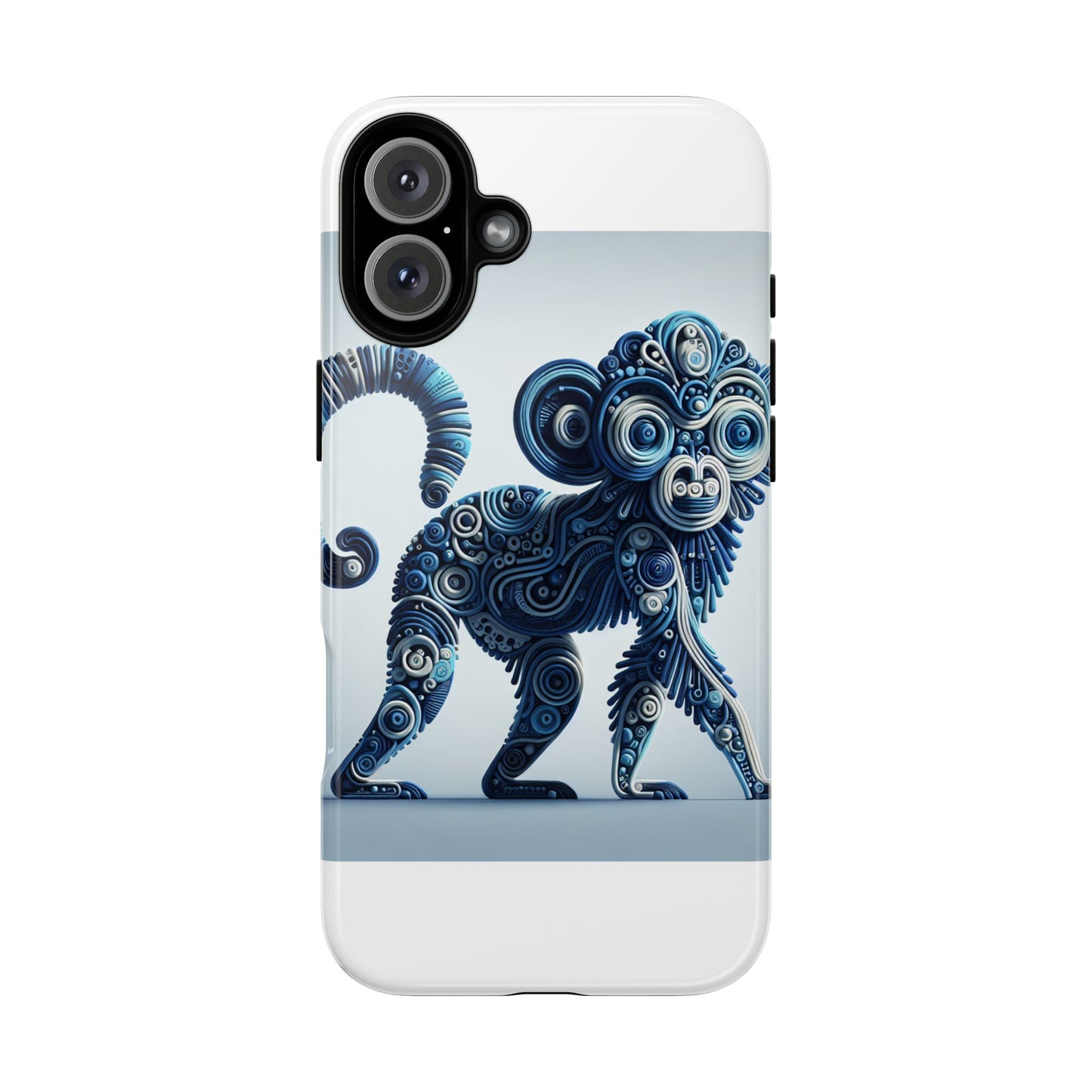 vibrant 3d wrap protective phone case with unique monkey design – stylish accessory for men and women compatible with iphone 13, 14, 15 & 16 – all models including pro, pro max & plus