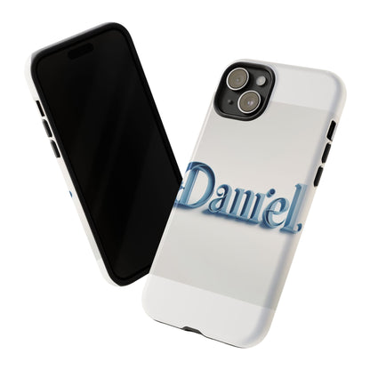 Vibrant 3D Wrap Protective Phone Case in Blue Lettering Stylish Design for Unique Accessory Lovers Compatible with iPhone 13, 14, 15 & 16 – all models including Pro, Pro Max & Plus