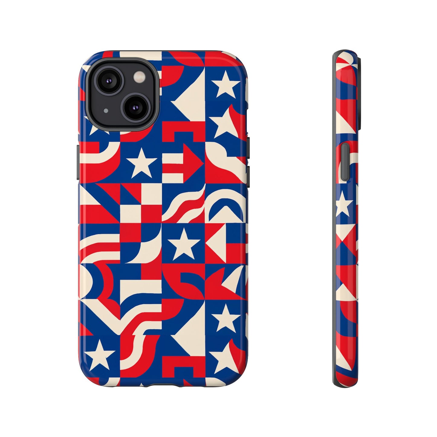 vibrant geometric 3d wrap protective phone case in multicolour design for stylish protection - ideal for men and women, compatible with iphone 13, 14, 15 & 16 – all models including pro, pro max & plus