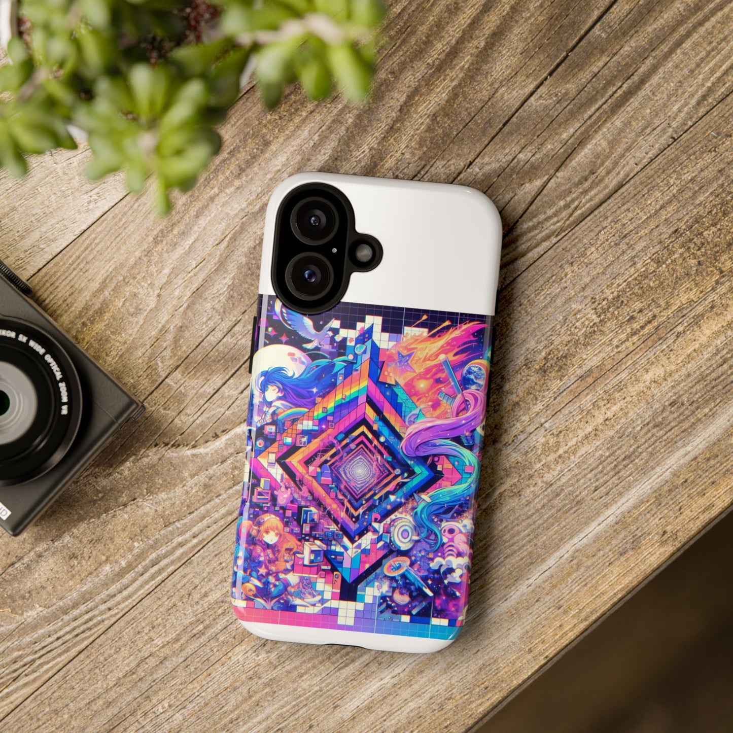 no cap just facts protective phone case for anime lovers