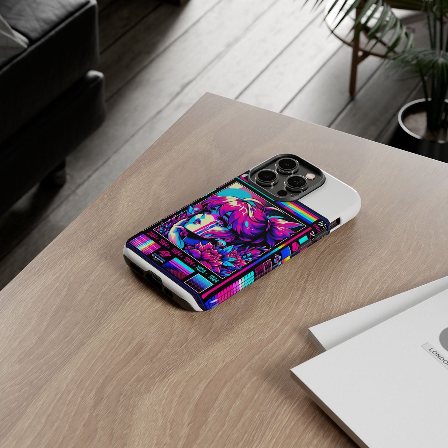 sigma grindset 3d wrap protective phone case for anime lovers, durable shock absorption, uv protected, stylish accessory for unique self-expression