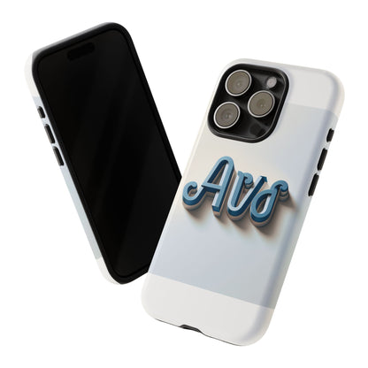 Vibrant 3D Wrap Protective Phone Case in Retro Blue Design – Trendy Accessory for Fashion-Forward Users Compatible with iPhone 13, 14, 15 & 16 – all models including Pro, Pro Max & Plus