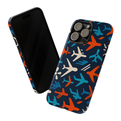 Vibrant Aviation Themed Protective Phone Case with 3D Wrap Design – Unique Style and Durable Protection – Compatible with iPhone 13, 14, 15 & 16 – All Models Including Pro, Pro Max & Plus