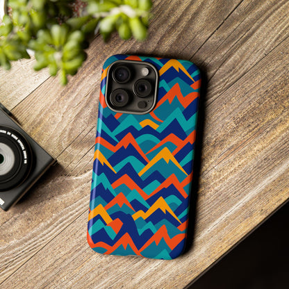 Vibrant 3D Mountain Design Protective Phone Case – Stylish and Durable Cover Compatible with iPhone 13, 14, 15 & 16 – All Models Including Pro, Pro Max & Plus