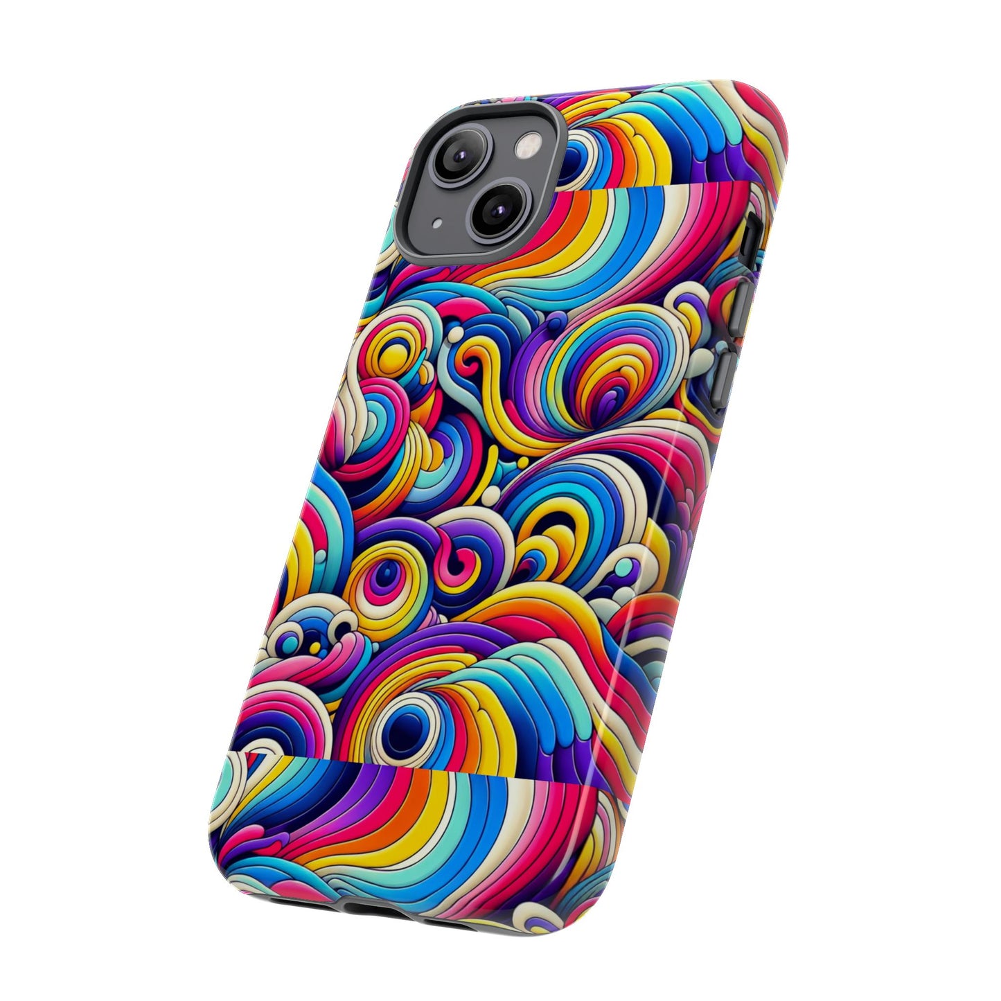 pink pattern image 5 protective phone case with 3d wrap design for stylish smartphone protection
