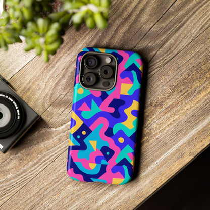 Vibrant Abstract Pattern Protective Phone Case Stylish Accessory for Unique Expression Compatible with iPhone 13, 14, 15 & 16 – All Models Including Pro, Pro Max & Plus