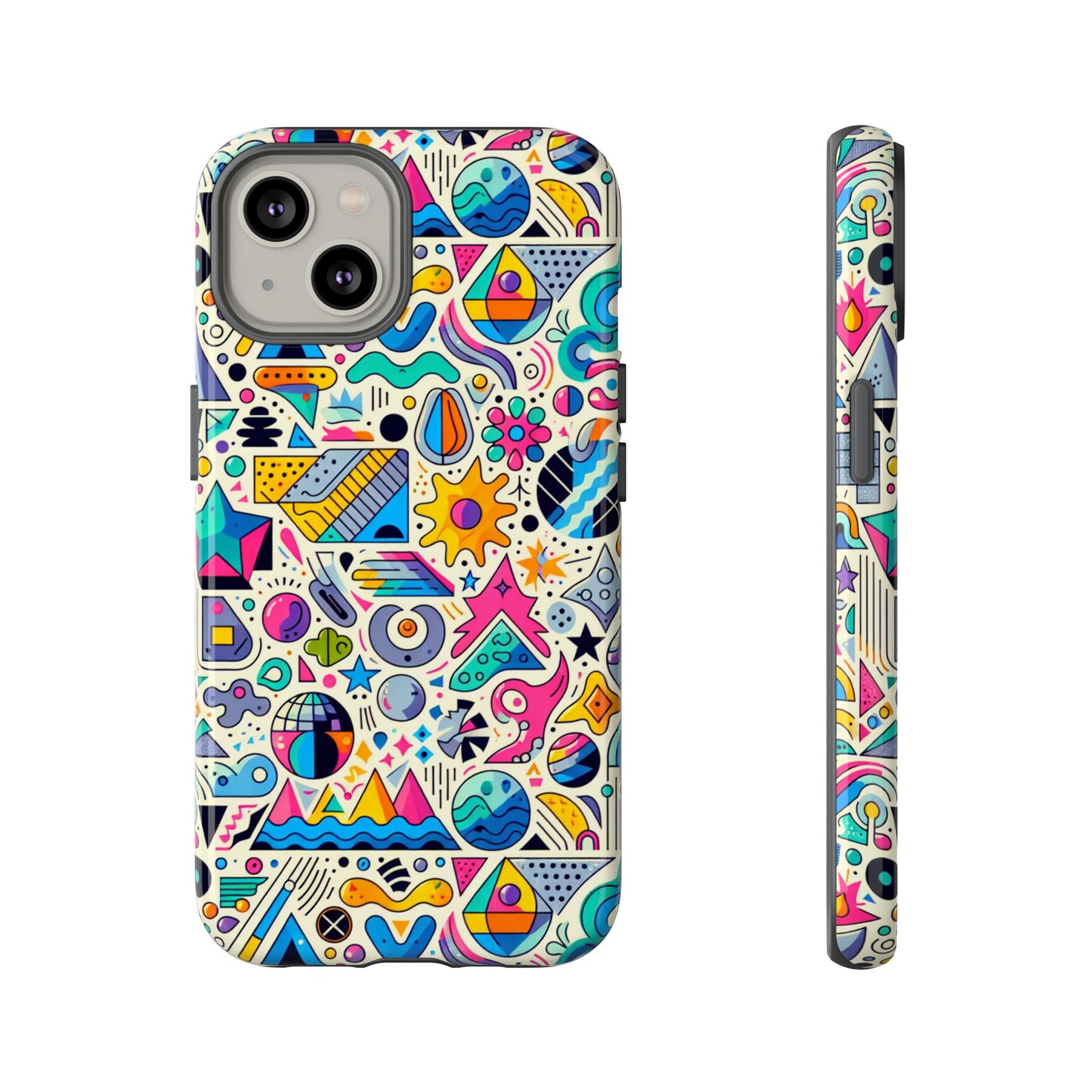 pattern image 5 vibrant shockproof phone case for anime and comic fans - stylish protective cover with 3d wrap design compatible with iphone 13, 14, 15 & 16 – all models including pro, pro max & plus