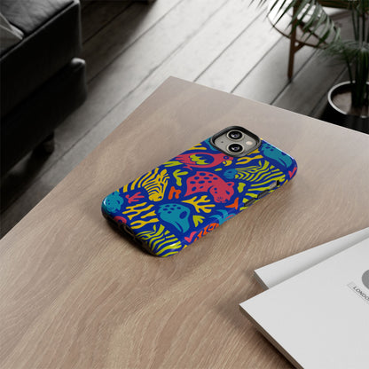 Vibrant Animal Print Protective Phone Case for Stylish Protection with Multicolour Design – Compatible with iPhone 13, 14, 15 & 16 – All Models Including Pro, Pro Max & Plus