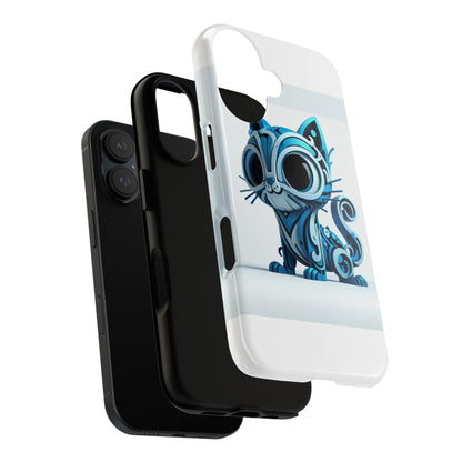 Vibrant 3D Cat Design Phone Case – Playful Protection Accessory for Self-Expression – Compatible with iPhone 13, 14, 15 & 16 – all models including Pro, Pro Max & Plus