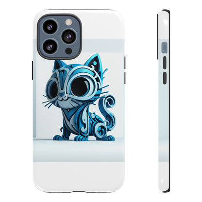 Vibrant 3D Cat Design Phone Case – Playful Protection Accessory for Self-Expression – Compatible with iPhone 13, 14, 15 & 16 – all models including Pro, Pro Max & Plus