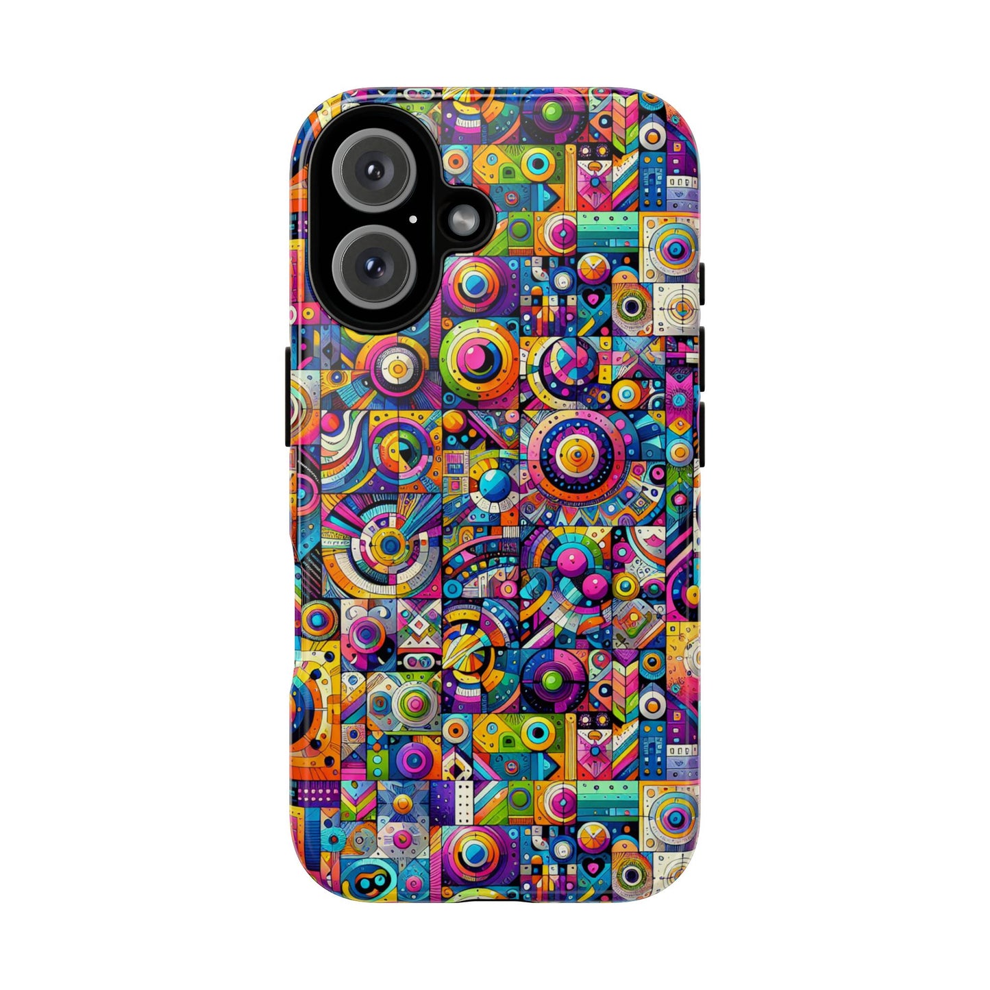 pattern image 3 vibrant shockproof phone case for anime and comic fans - stylish protection and colourful art finish – compatible with iphone 13, 14, 15 & 16 – all models including pro, pro max & plus