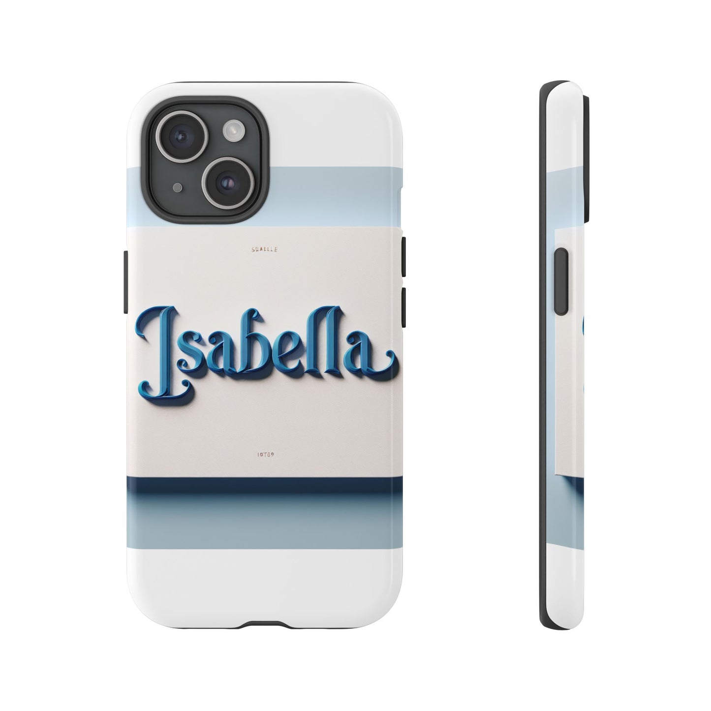 vibrant 3d blue alphabet design protective phone case stylish accessory for men and women unique phone cover compatible with iphone 13, 14, 15 & 16 – all models including pro, pro max & plus