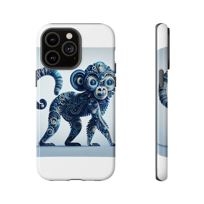 Vibrant 3D Wrap Protective Phone Case with Unique Monkey Design – Stylish Accessory for Men and Women Compatible with iPhone 13, 14, 15 & 16 – all models including Pro, Pro Max & Plus