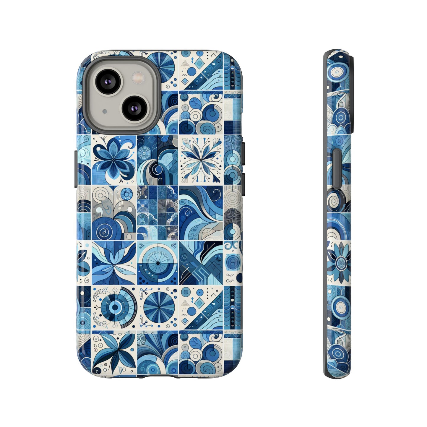 pattern image 9 vibrant 3d phone case for anime and comic fans - stylish shockproof cover with artistic mosaic design, compatible with iphone 13, 14, 15 & 16 – all models including pro, pro max & plus