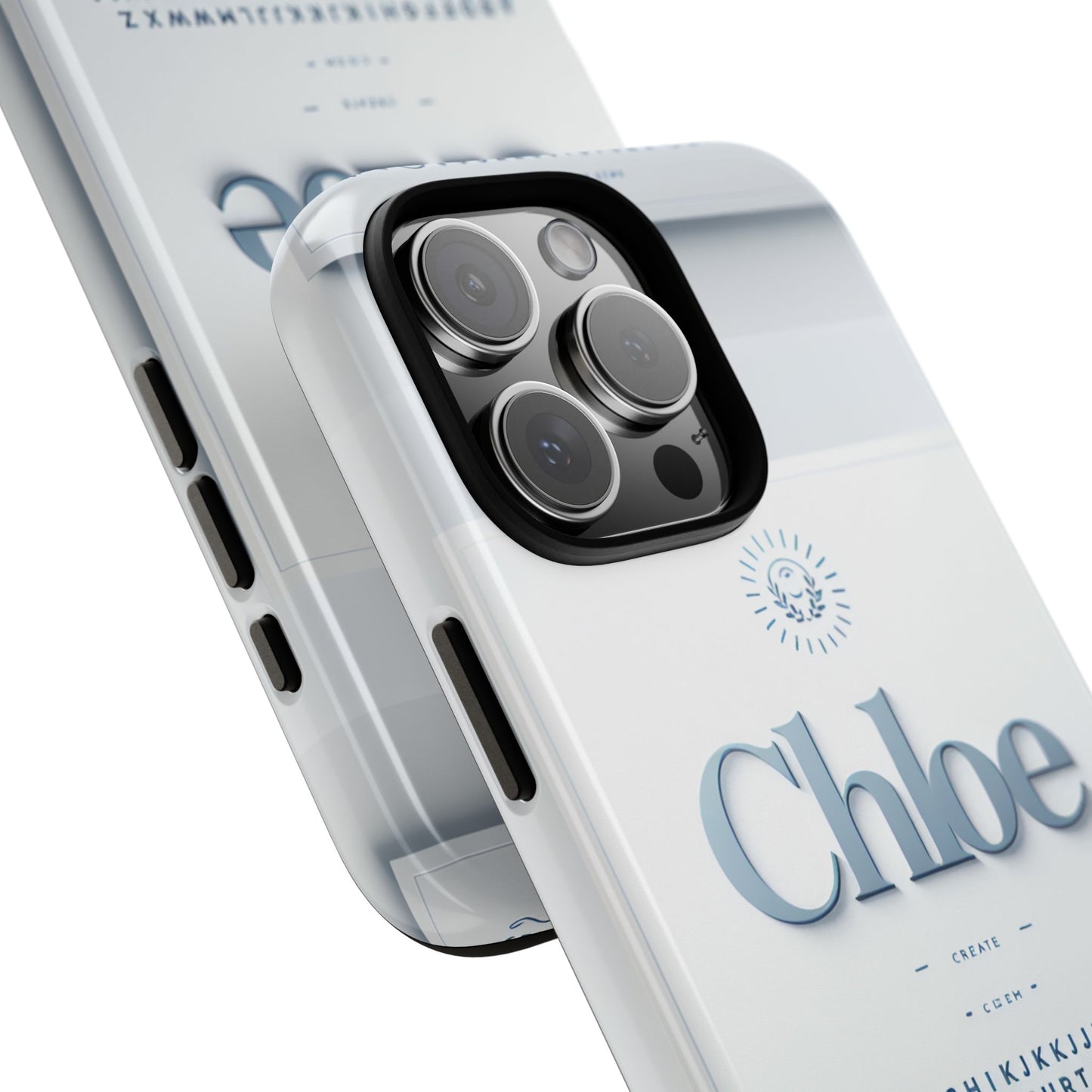 chloe blue phone case with 3d wrap design for iphone and android - shockproof protective cover with vivid anime and comic inspired artwork for style and safety