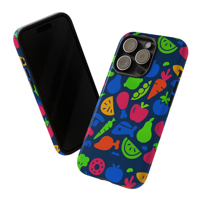 Vibrant 3D Fruit Pattern Protective Phone Case with Glossy Finish for Stylish Protection, Compatible with iPhone 13, 14, 15 & 16 – all models including Pro, Pro Max & Plus