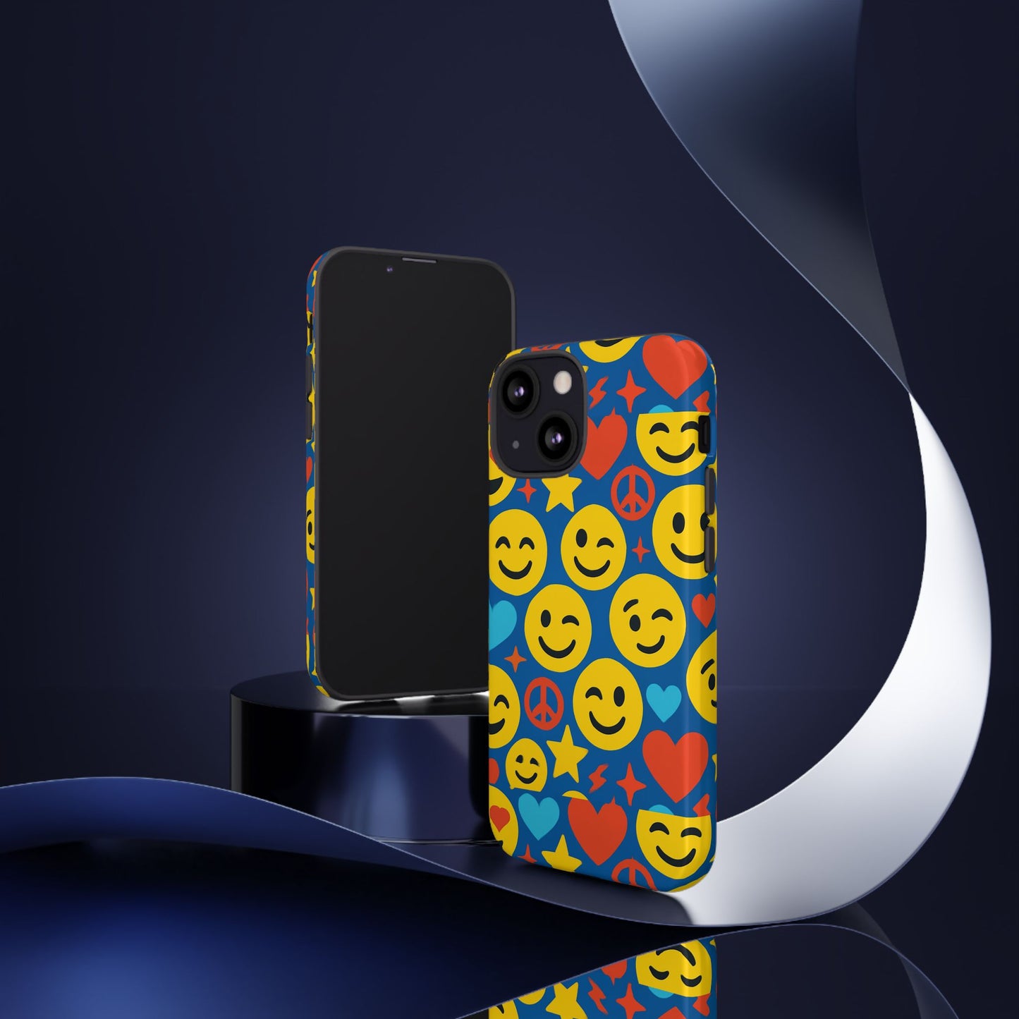 vibrant 3d emoji protective phone case for kids and adults – fun multicolour design for stylish protection compatible with iphone 13, 14, 15 & 16 – all models including pro, pro max & plus