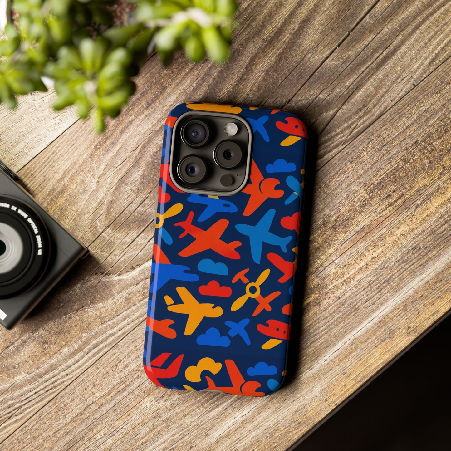 vibrant 3d wrap protective phone case with colourful aviation design for stylish protection compatible with iphone 13, 14, 15 & 16 – all models including pro, pro max & plus